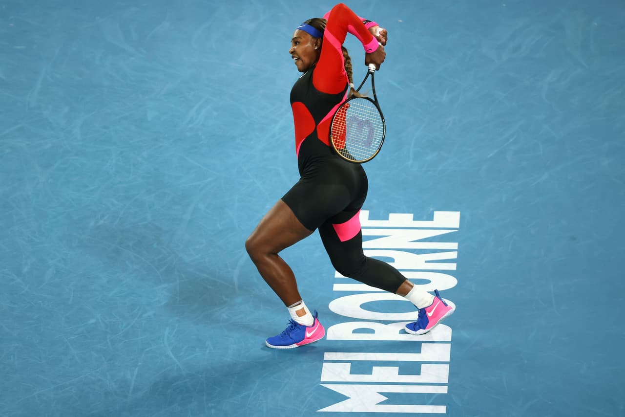 Serena Williams en el Abierto de Australia de 2021