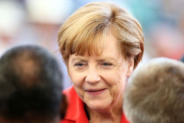 Y la canciller alemana, Angela Merkel, fue una de las invitadas de honor de la presidenta brasileña, Dilma Rousseff.