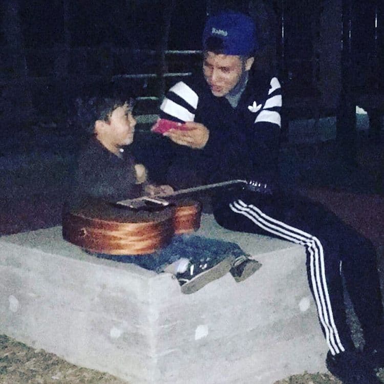 Y él siempre está atento a su talento, como en Pequeños Gigantes USA.