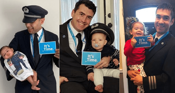 Los pilotos de American Airlines arman una protesta en el Aeropuerto Internacional DFW