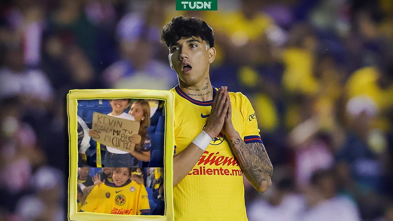 El especial regalo de Kevin con una pequeña fan del América