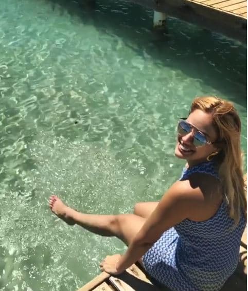 La exreina de belleza disfrutó de hacer turismo interno por distintos lugares de la Isla: Playa Sucia, Cueva Ventana, El Yunque, la Isla de Gilligan y más, según compartió a sus seguidores en redes sociales.