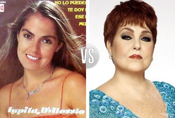 Lupita D'Alessio sí que cambió radicalmente.