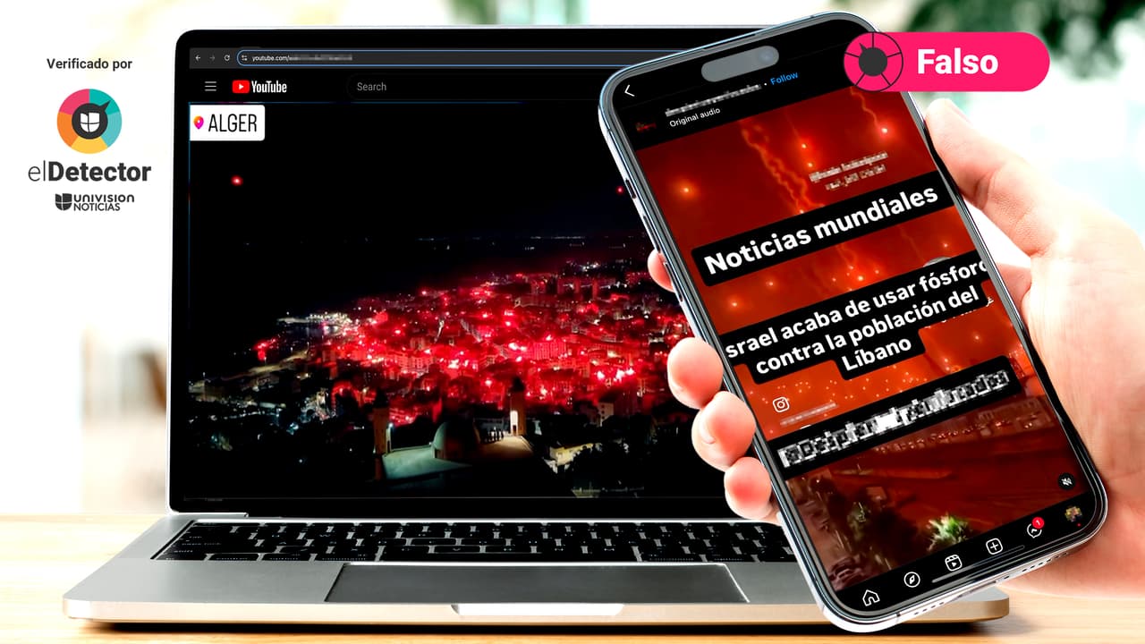 Ese video NO muestra un ataque con fósforo de Israel contra Líbano