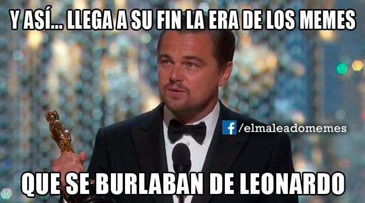 Disfruta de la gloria, Leo.