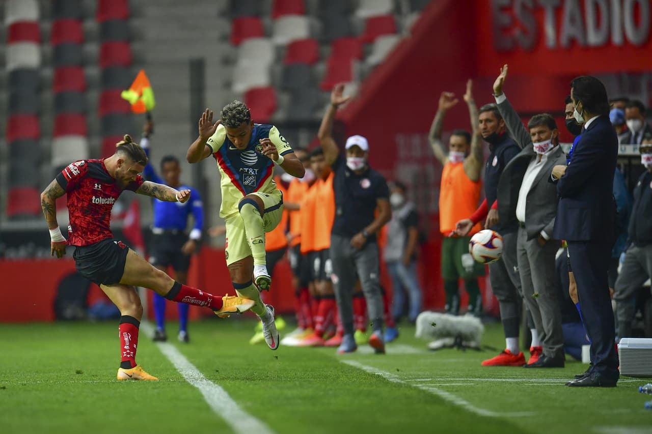 Toluca se impone con autoridad a un América que cometió errores defensivos que fueron aprovechados por el cuadro local.