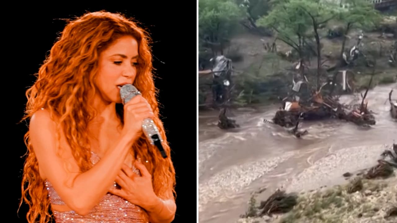Shakira “está de luto” por tragedia de inundaciones en Texas: hace anuncio en pleno concierto
