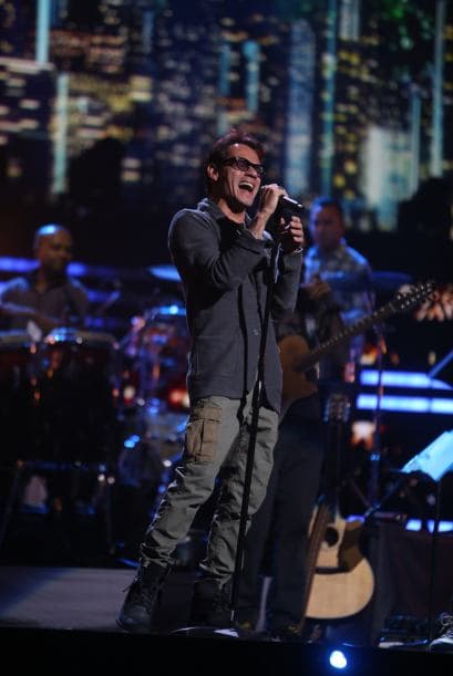 Marc Anthony también llenó de 'power' los ensayos.