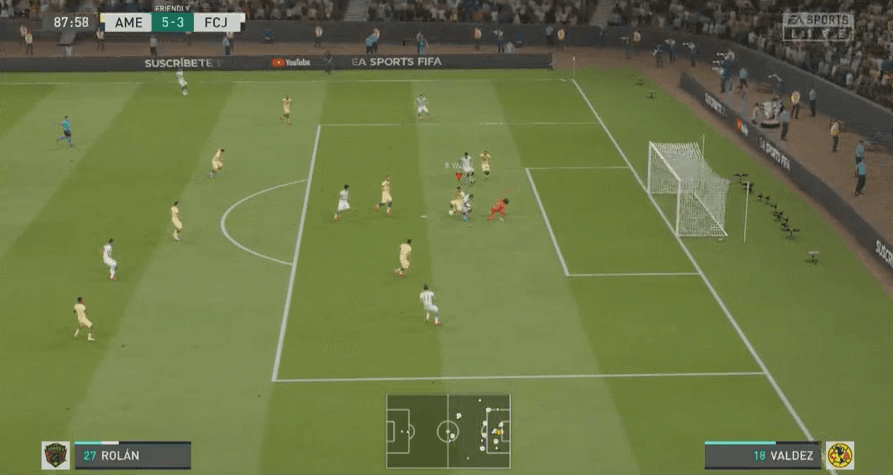 En un partidazo, el América de Nicolás Benedetti despedazó a Juárez de Diego Roldán 6-3 en el torneo virtual de la eLiga MX.