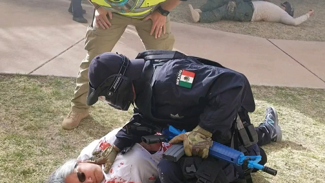 Patrulla Fronteriza de EEUU capacita a Policía Federal mexicana para atender emergencias en la frontera 