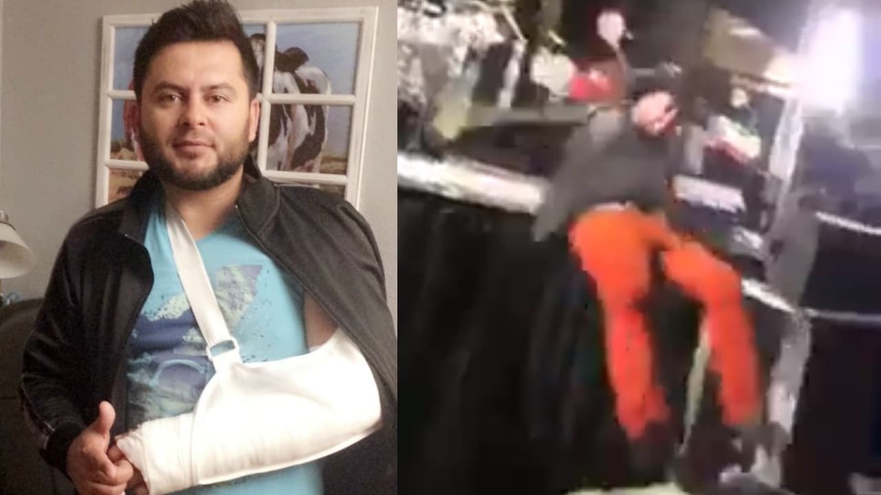 Las consecuencias de la tremenda caída de Alex Alvarado: mucha popularidad y una mano fracturada