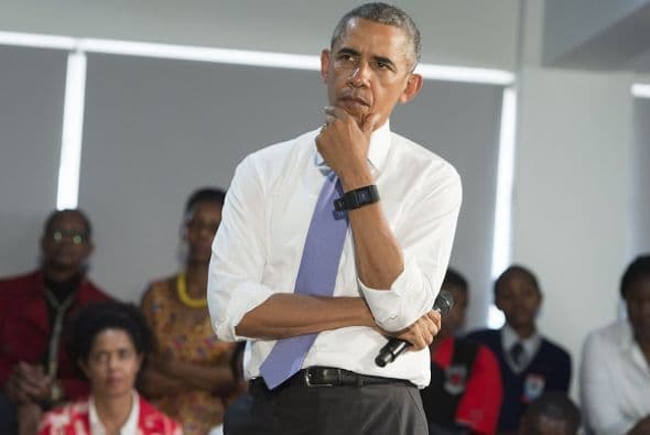 El presidente de EEUU escuchó atentamente.