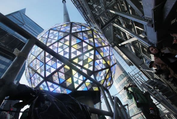 Times Square se prepara para fin de año