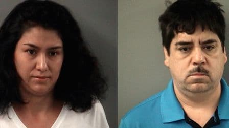 Agentes arrestaron a una pareja hispana por posesión de más de un kilo de cocaína.