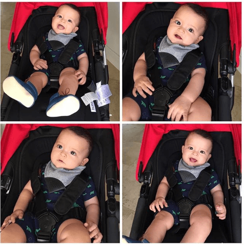 Este domingo 10 de febrero, Gael Leonardo cumplió un mes más de vida y Ana lo celebró con un tierno collgae de fotos expresando lo siguiente: "Este gordito coquetón ya tiene 7 meses".