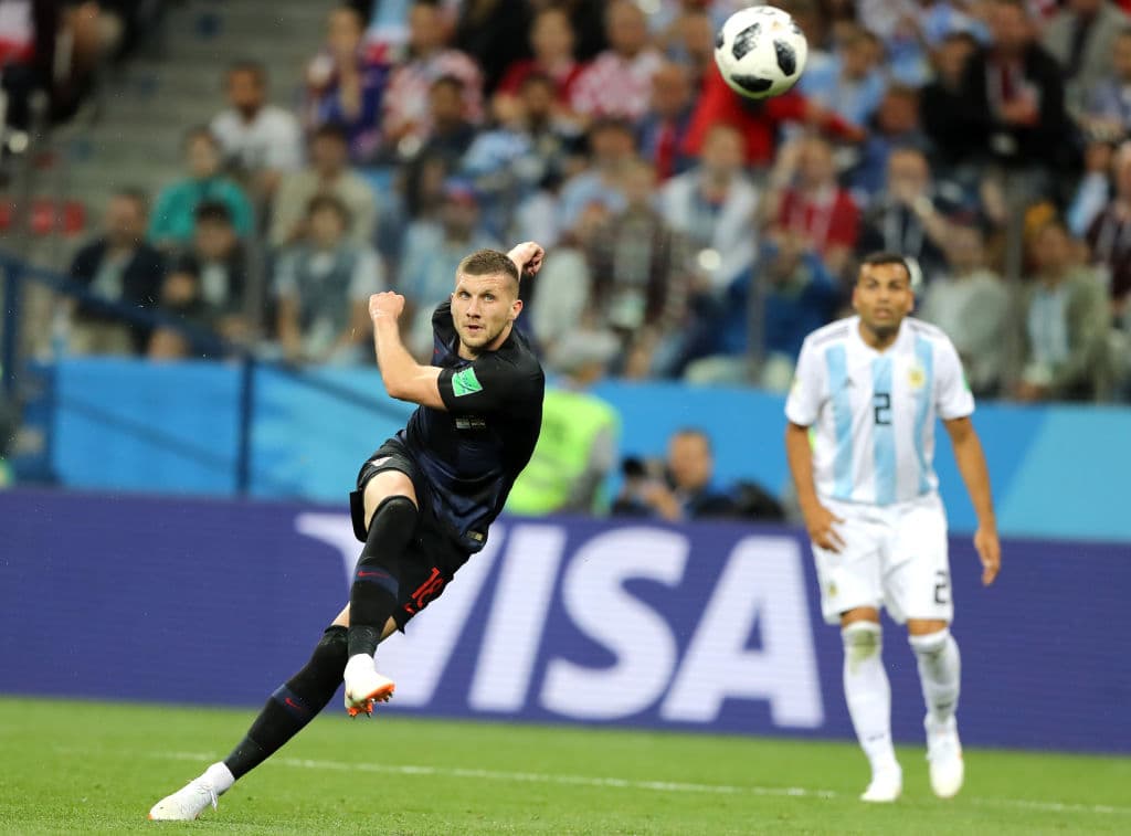 49.- Ante Rebic (Croacia) al minuto 53. Argentina 0-1 Croacia.