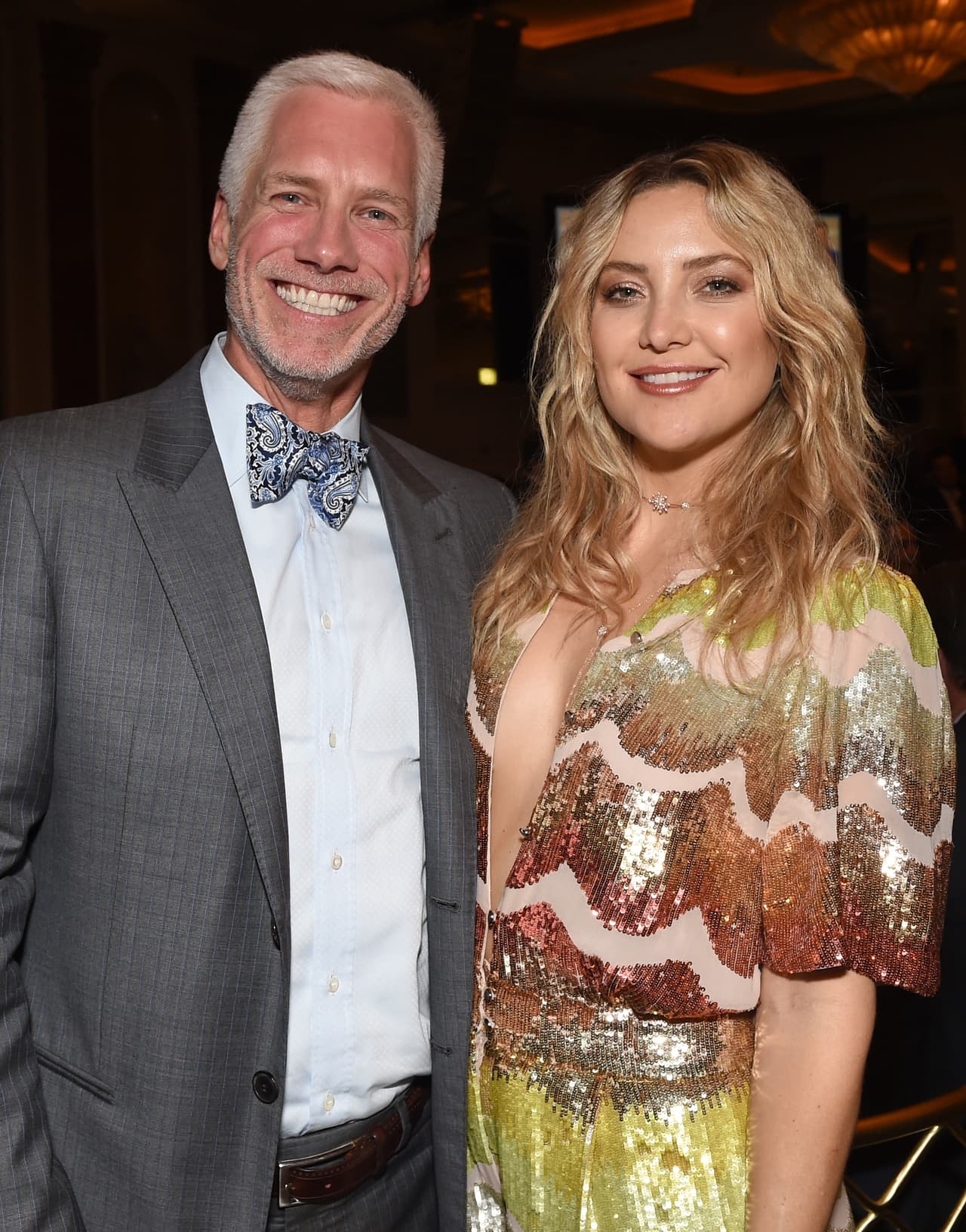 Kate Hudson y Kevin Brockman de Disney.