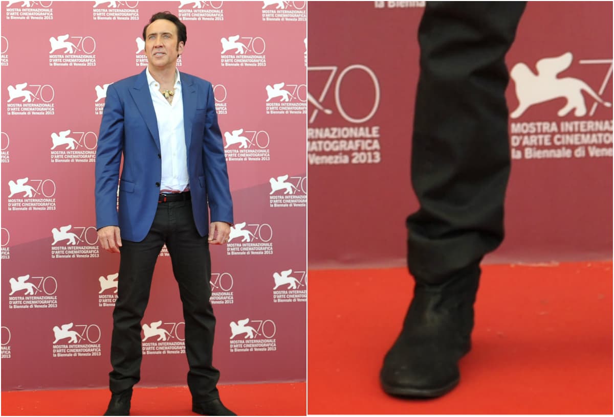 Las botas son perfectas para ir a una fiesta o dar una exposición en clase que deje a tus compañeros boquiabiertos. Sólo imita el porte de Nicolas Cage.
