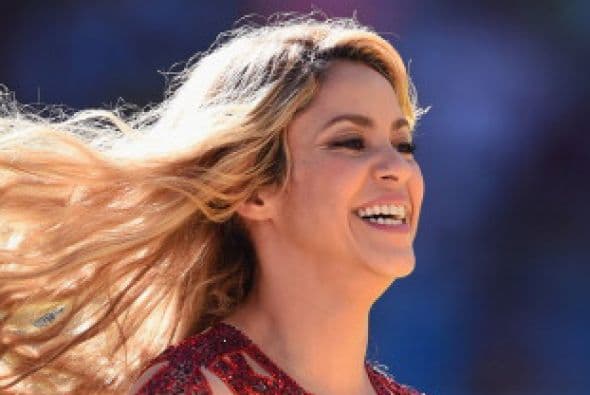 Y la bella Shakira, la principal estrella de este espectáculo.