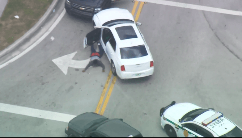 Persecución policial en Miami Dade culmina con arresto de individuo