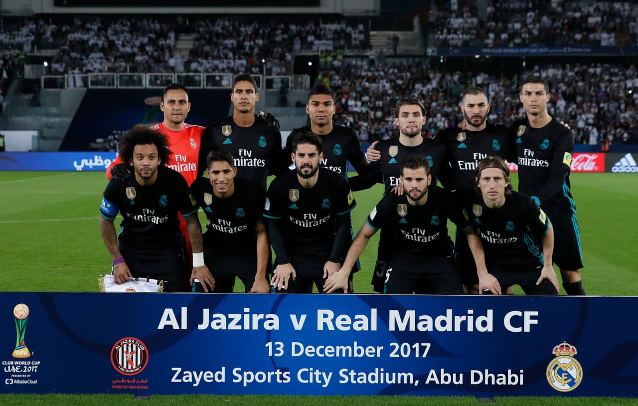 Con una nómina de lujo, pese a no tener a Toni Kroos ni Sergio Ramos, Zinedine Zidane saltó al campo.