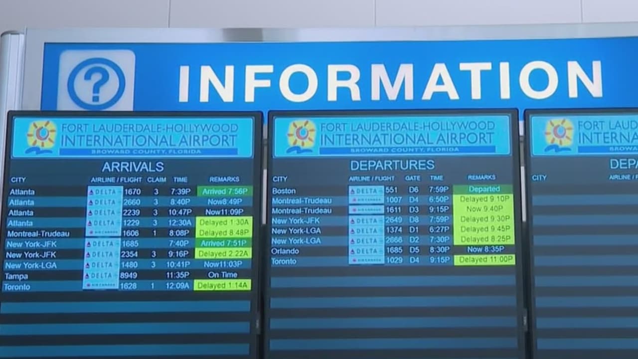 Así está el panorama en los aeropuertos al sur de Florida ante el paso de la tormenta