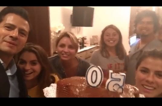 Cuando alguno de los dos cumplían años siempre compartían imágenes en redes sociales donde se les podía ver juntos celebrando, sin embargo, estas fotografías casi siempre eran tomadas en Los Pinos.