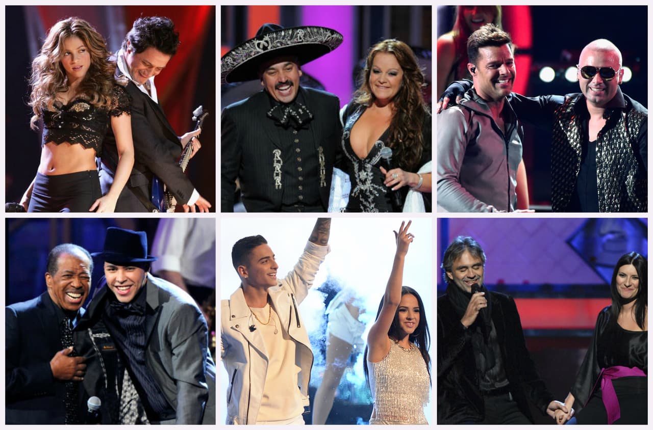 Sobre el escenario de Latin GRAMMY el público ha sido testigo de importantes y exclusivos duetos. ¿Quiénes nos sorprenderán en la 
<a href="http://www.univision.com/especiales/latin-grammy/latin-grammy-2016-te-espera-en-las-vegas" target="_blank">edición del próximo 17 de noviembre en Las Vegas</a>? Para calentar motores aquí te damos un recuento de los duetos inolvidables que han estado en nuestro show.
