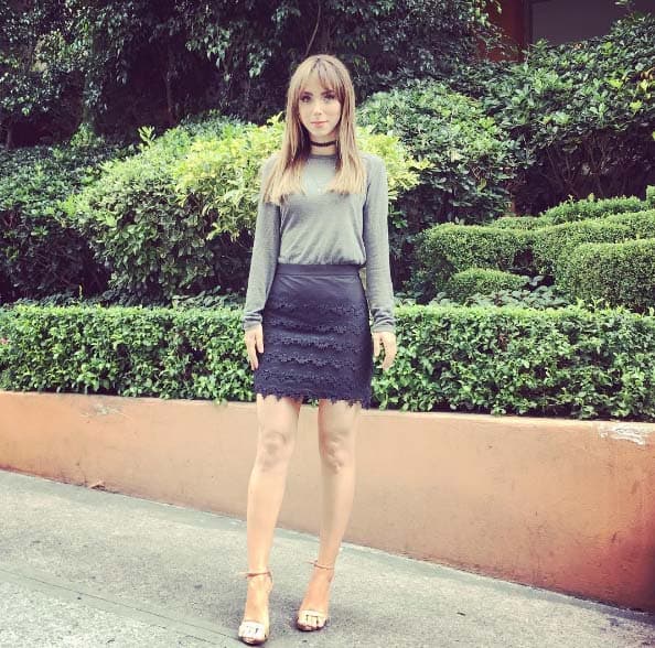 Divertida y con mucho estilo, así es Natalia Téllez, quien se roba las miradas con su envidiable outfit.
