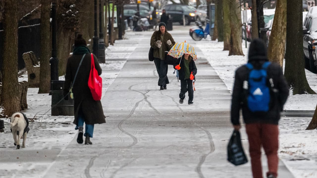 Tormenta invernal podría dejar hasta 5 pulgadas de nieve en Nueva York y Nueva Jersey