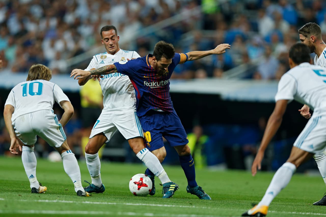 Barcelona tuvo la iniciativa en el partido de vuelta en el estadio Santiago Bernabéu, pero lució impotente.