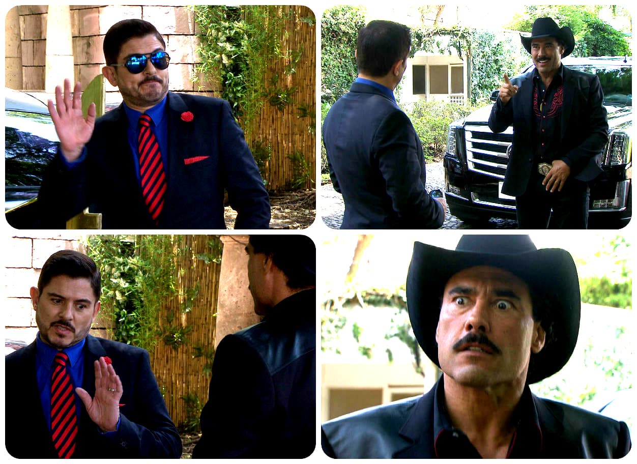 Santiago se soprendió con el cambio de Isabel y luego luego le contó a Facundo que su suegra está en la ciudad.