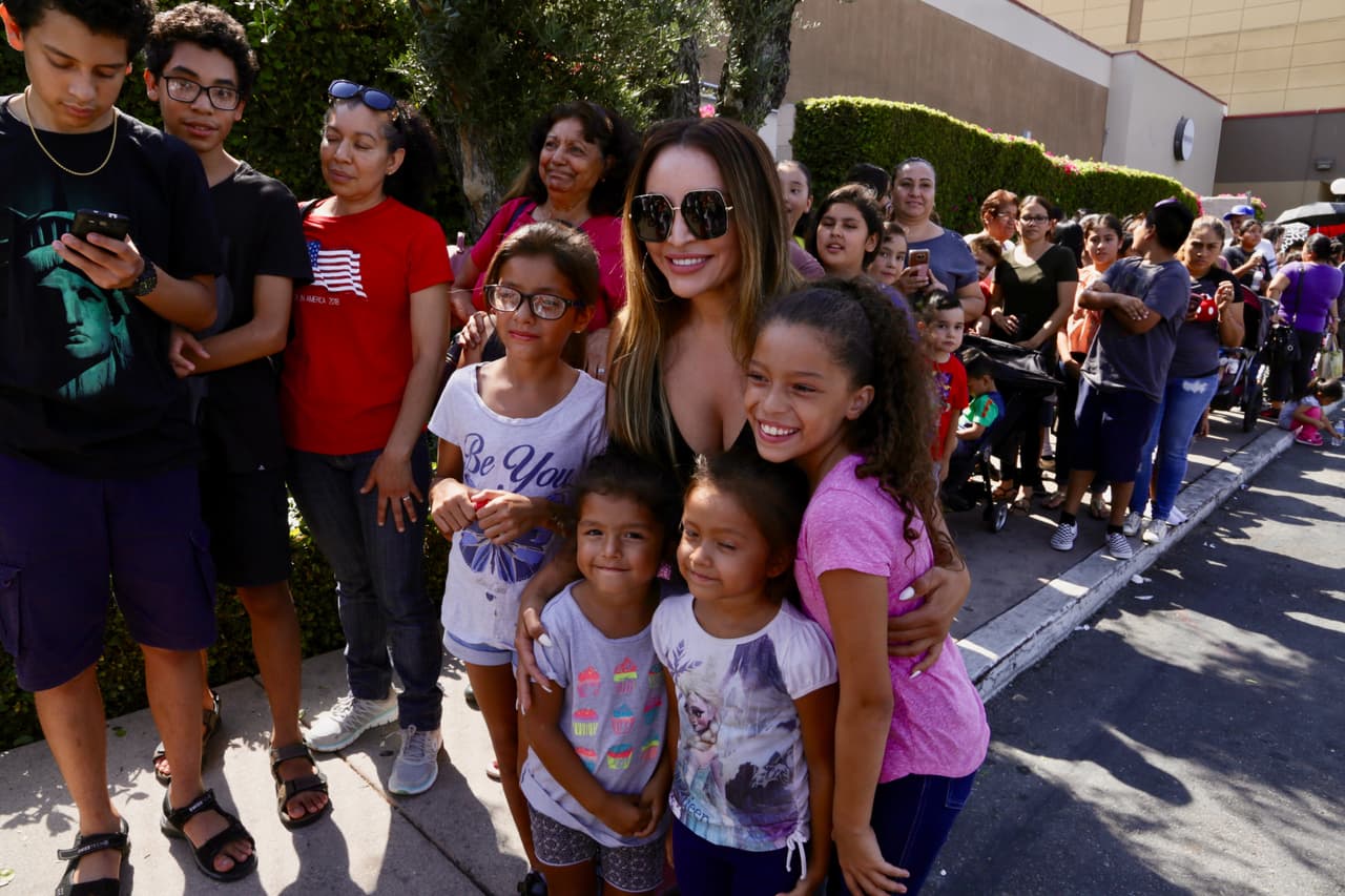 Sin importar el calor que hacía.