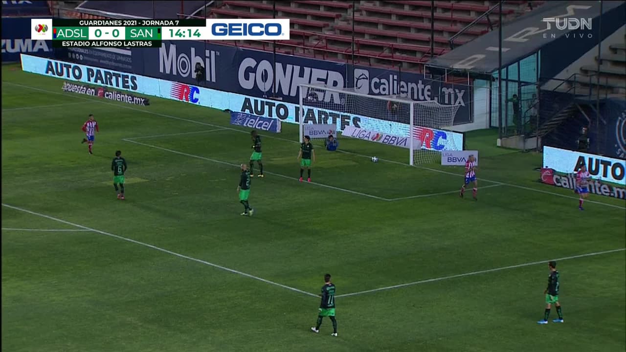 ¡GOOOL! Nicolás Ibáñez anota para Atlético San Luis.