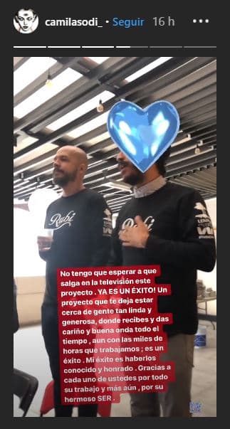 "No tengo que esperar a que salga en la televisión este proyecto. ¡Ya es un éxito!", proclamó Camila Sodi.