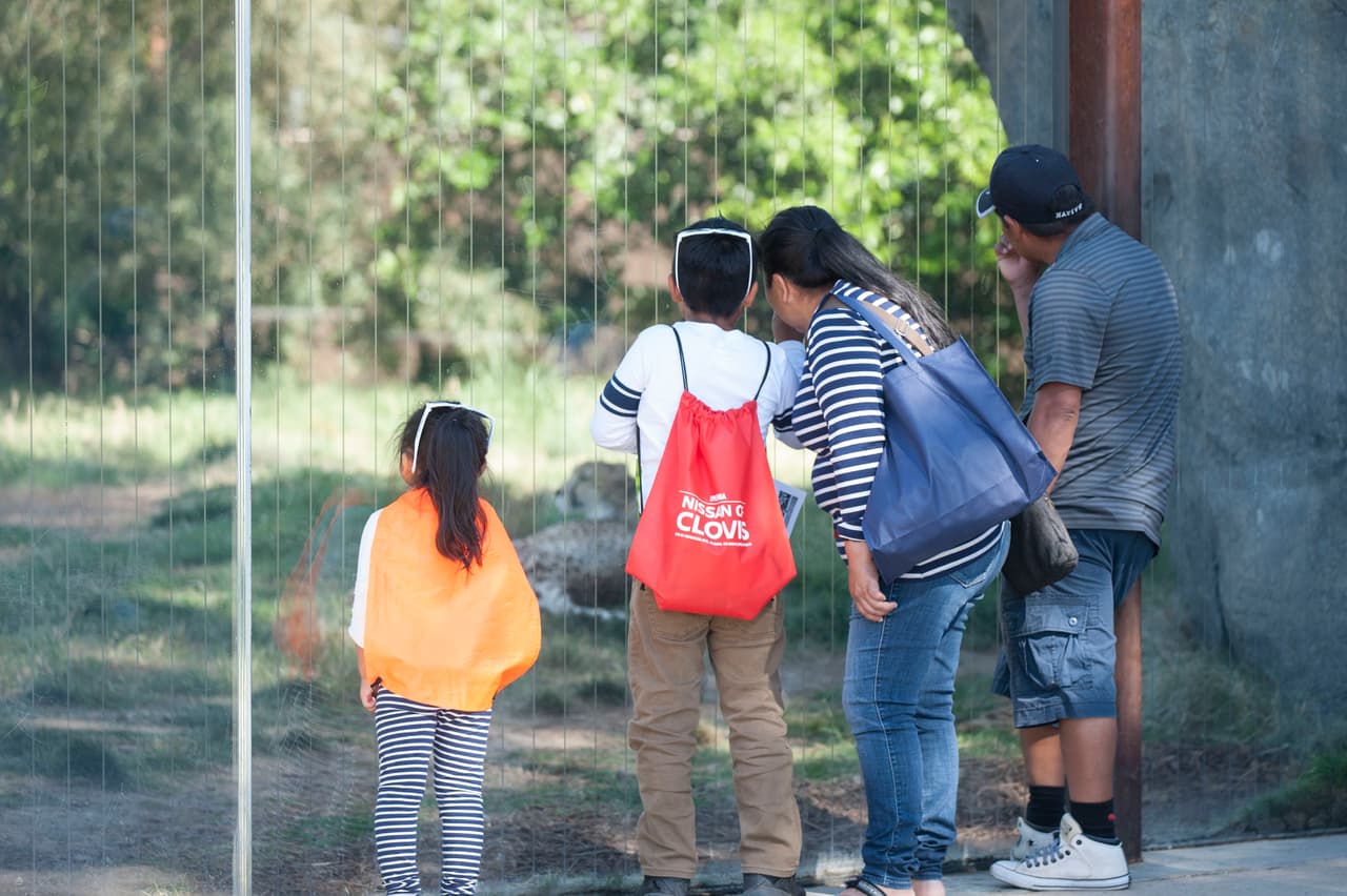 Un bello dia fue perfecto para las familias desde Bakersfield a Modesto.