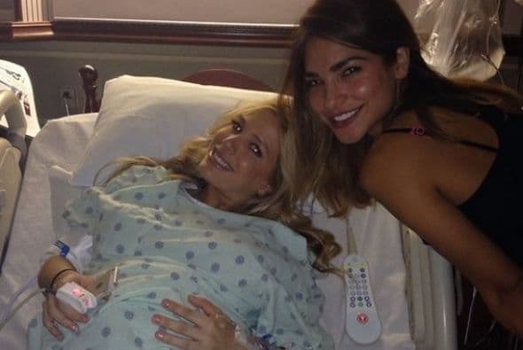 En medio del estrés y compromisos que vive día a día, Ale se hizo un espacio para acompañar a una de sus mejores amigas en su parto.