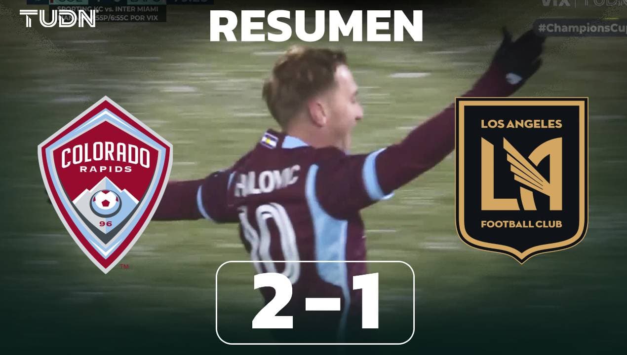 Resumen | Colorado Rapids doblega al LAFC en la Champions Cup