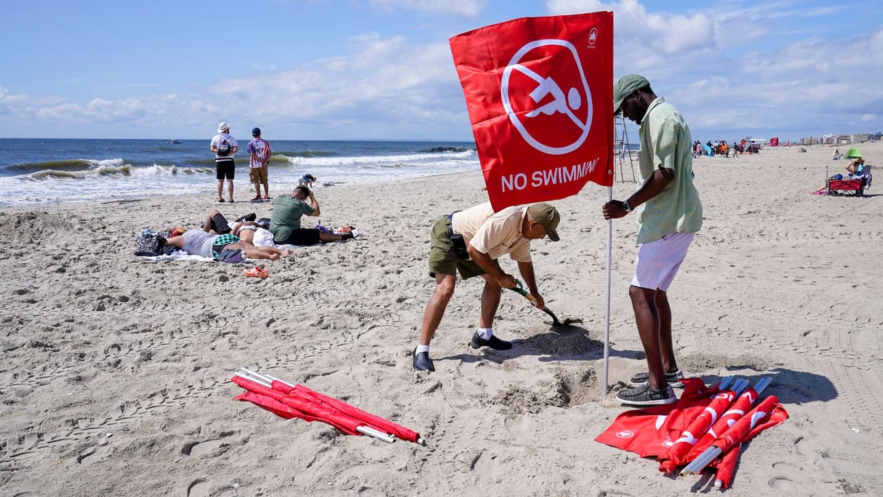 Bañista muere arrastrado por corriente de resaca en playa de Nueva Jersey