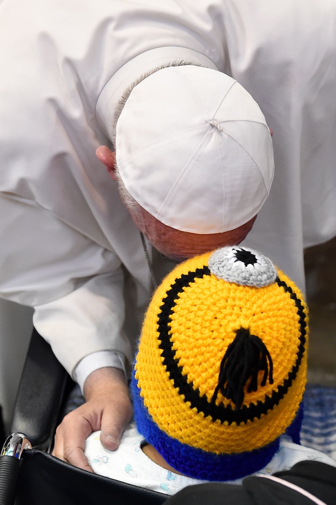 Las muestras de cariño fueron muy bien recibidas por el Santo Padre.