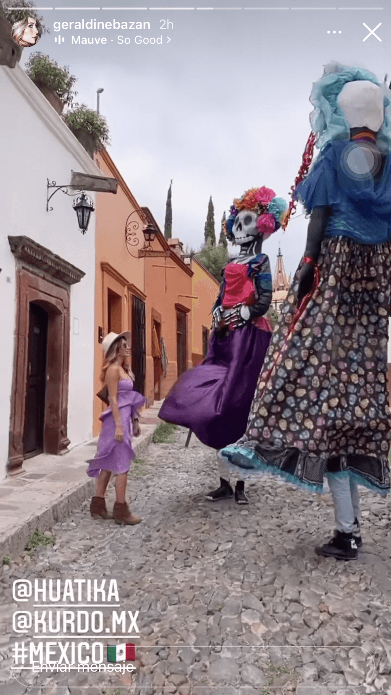 El festejo ocurrió en San Miguel de Allende, Guanajuato, según las imágenes que la actriz publicó en sus historias. 
<br>