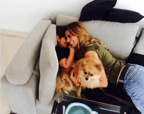 Tanto Cecilia como Sebastián han sido cuidadosos para no mostrar el rostro de Santiago en redes sociales, quien en enero de 2017 cumplió 7 años.