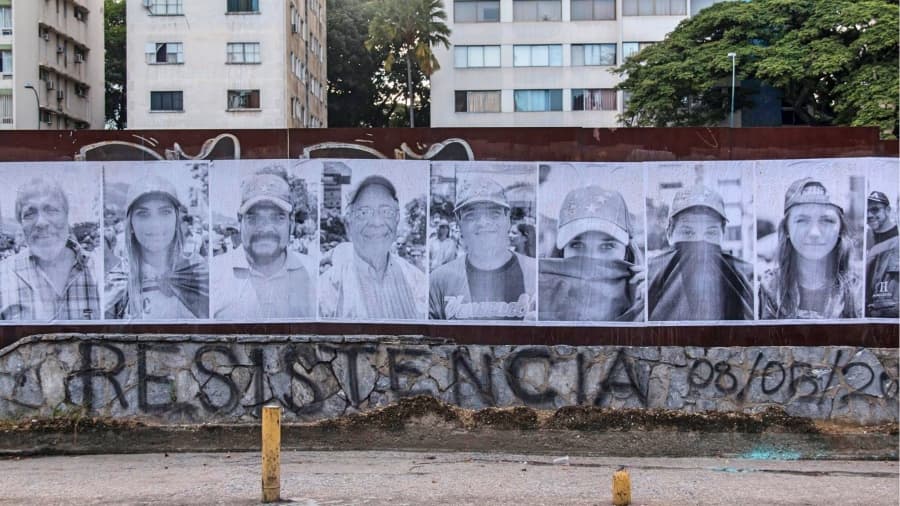 La cara disidente y resistente de Venezuela.