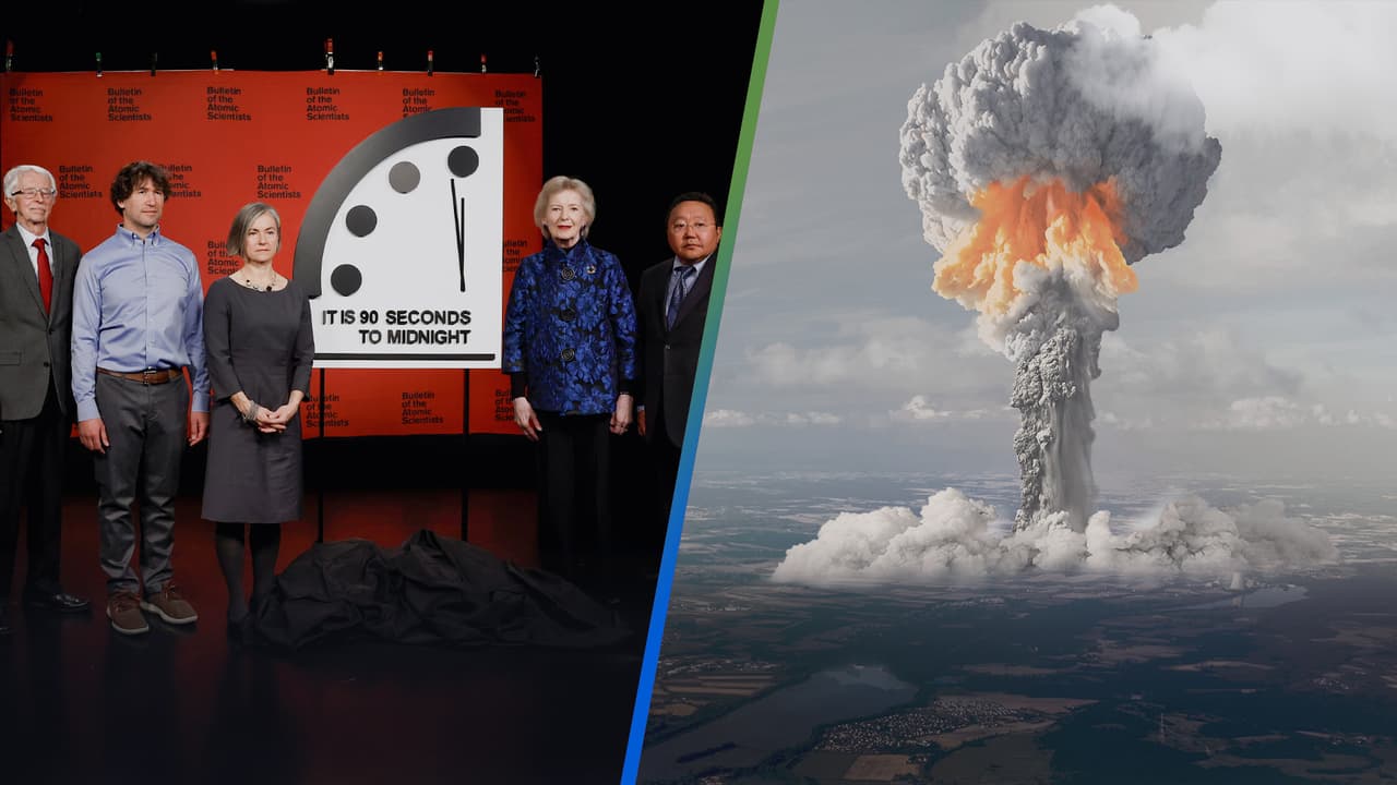 Científicos adelantan el temido 'Reloj del Apocalipsis' y solo quedan 90 segundos para el fin de la humanidad