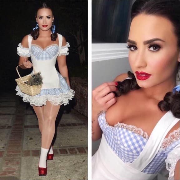Demi Lovato se convirtió en una atrevida 'Doroty' del Mago de Oz.