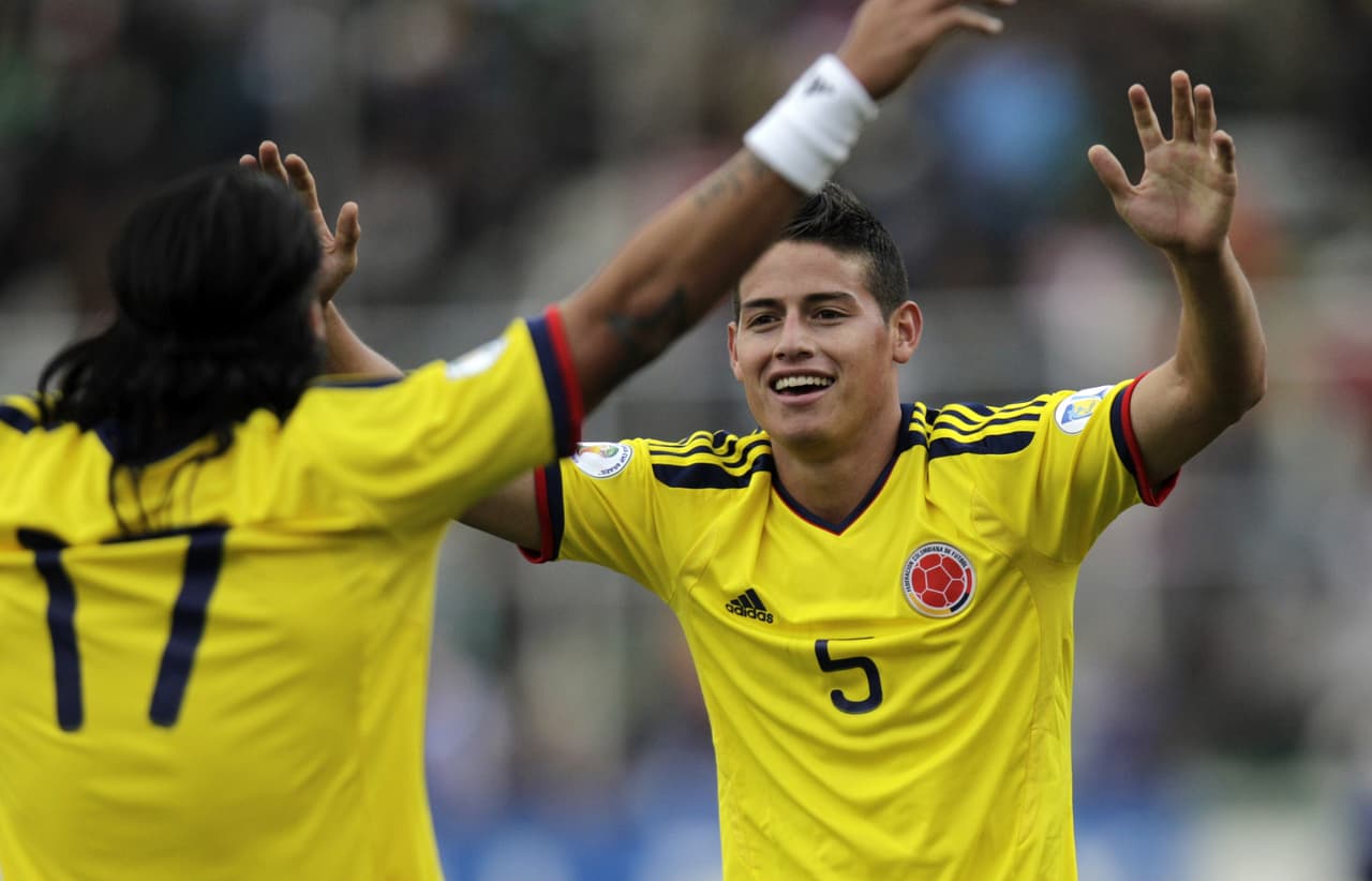 Colombia ganó con James en la cancha y el jugador al final se convirtió en el '10' de su país.