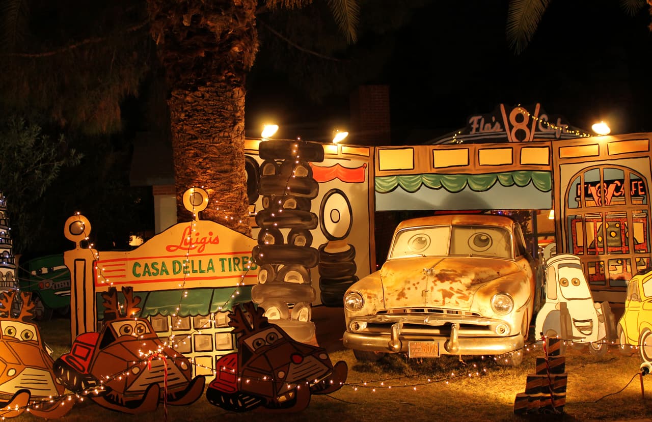 Los residentes de esta vivienda se inspiraron en la película Cars para la decoración.