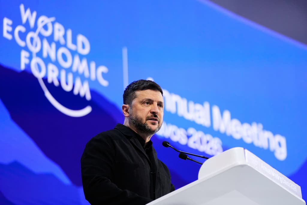 Trump se reúne con Zelensky en Davos y envía mensaje: "Esta guerra tiene que terminar"