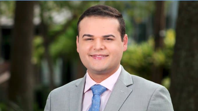 El reportero Dylan Lyons, asesinado el 22 de febrero en Florida cuando cubría varios tiroteos.