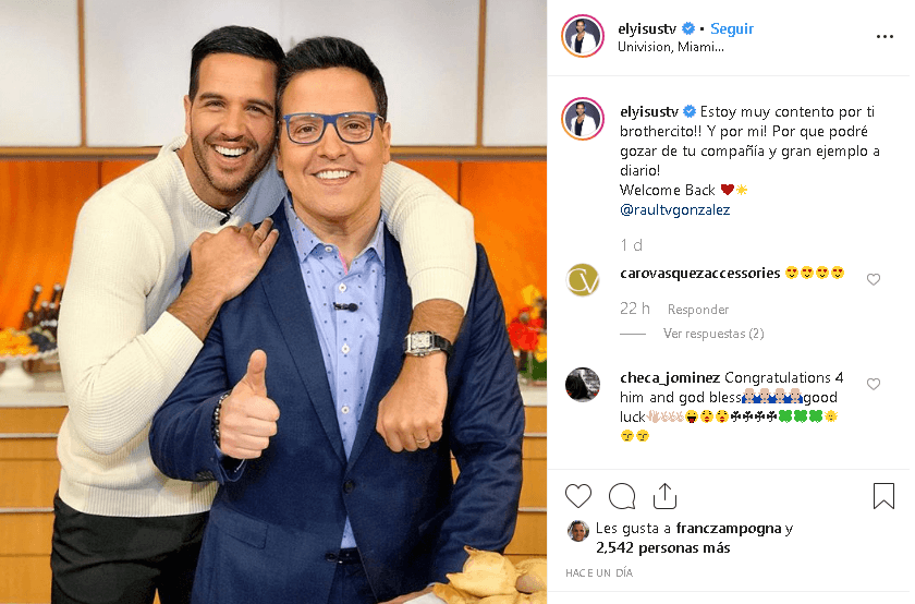 Yisus también le dedicó unas palabras en Instagram junto a una fotografía donde se les ve muy galanes.